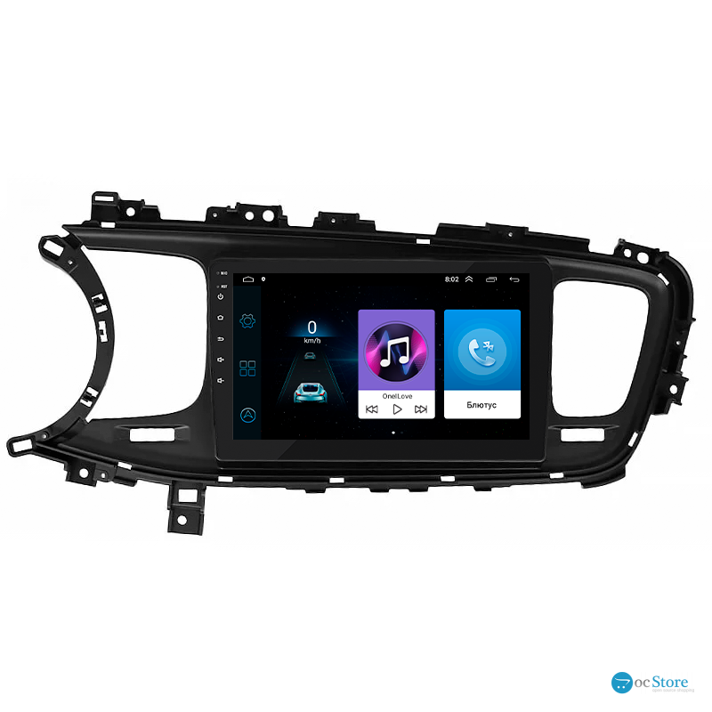 Штатная магнитола Lesko для Kia Optima III Рестайлинг 2013-2015 экран 9" 1/16Gb Wi-Fi GPS Base