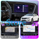 Штатная магнитола Lesko для Kia Optima III Рестайлинг 2013-2015 экран 9" 1/16Gb Wi-Fi GPS Base