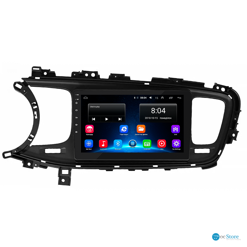 Штатная магнитола Lesko для Kia Optima III Рестайлинг 2013-2015 экран 9" 2/32Gb Wi-Fi GPS Base