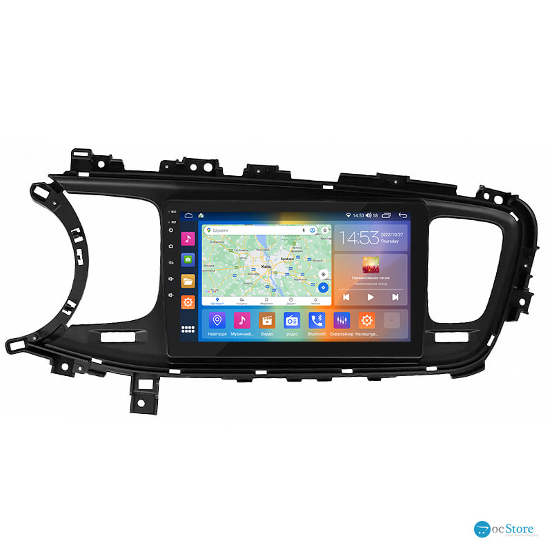 Штатная магнитола Lesko для Kia Optima III Рестайлинг 2013-2015 экран 9" 2/32Gb CarPlay 4G Wi-Fi GPS Prime