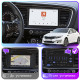 Штатная магнитола Lesko для Kia Optima III Рестайлинг 2013-2015 экран 9" 4/64 QLED CarPlay 4G Wi-Fi GPS 360 Prime