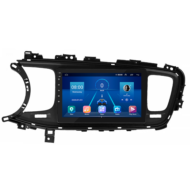 Штатная магнитола Lesko для Kia Optima III Рестайлинг 2013-2015 экран 9" 2/32Gb 4G Wi-Fi GPS Top