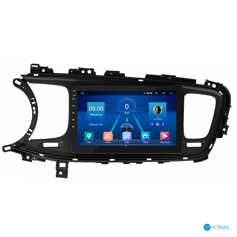 Штатная магнитола Lesko для Kia Optima III Рестайлинг 2013-2015 экран 9" 6/128Gb 4G Wi-Fi GPS Top