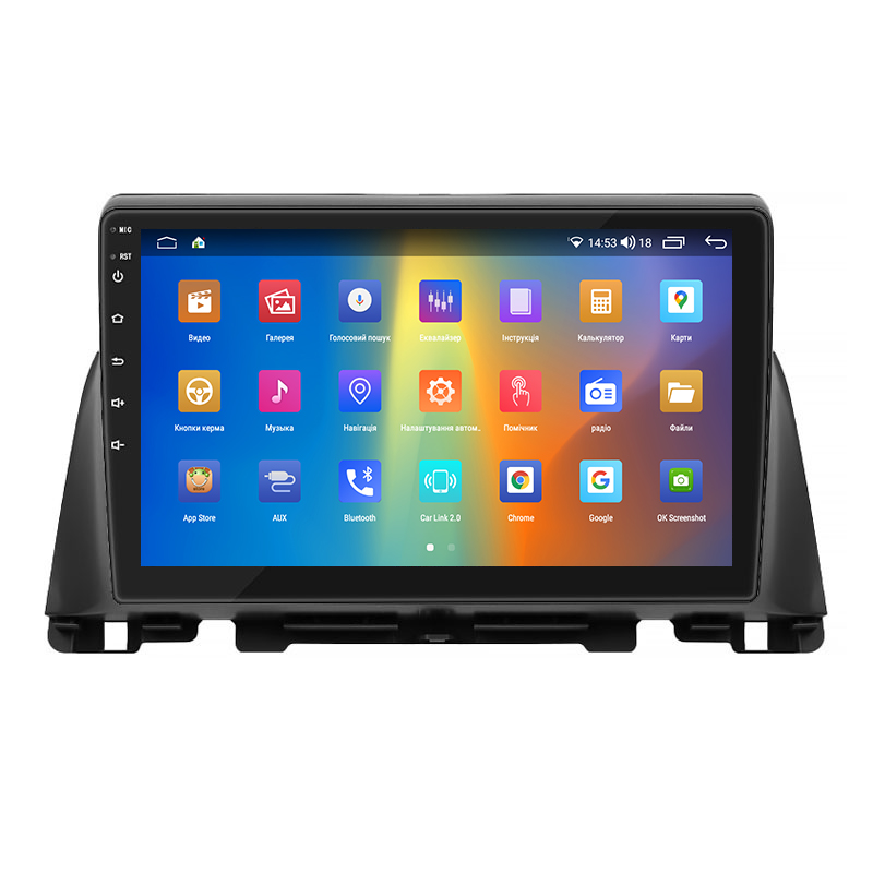 Штатная магнитола Lesko для Kia Optima IV 2015-2018 экран 10" 2/32Gb CarPlay 4G Wi-Fi GPS Prime