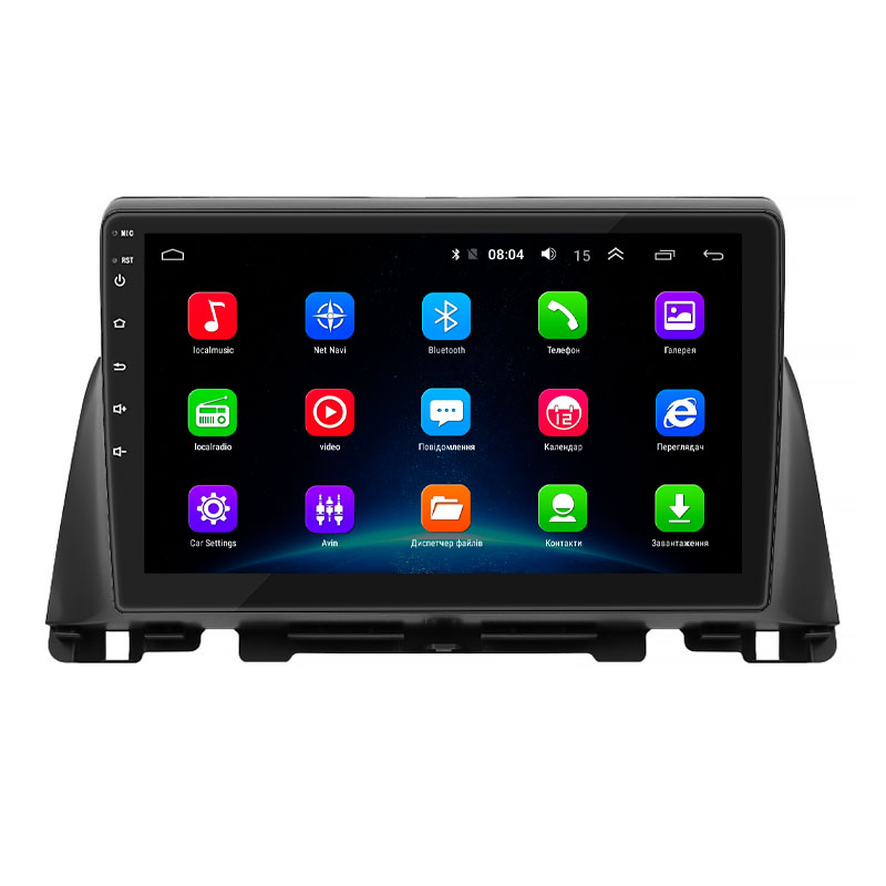 Штатная магнитола Lesko для Kia Optima IV Рестайлинг 2018-2020 экран 10" 2/32Gb Wi-Fi GPS Base