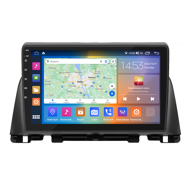 Штатная магнитола Lesko для Kia Optima IV Рестайлинг 2018-2020 экран 10" 2/32Gb CarPlay 4G Wi-Fi GPS Prime