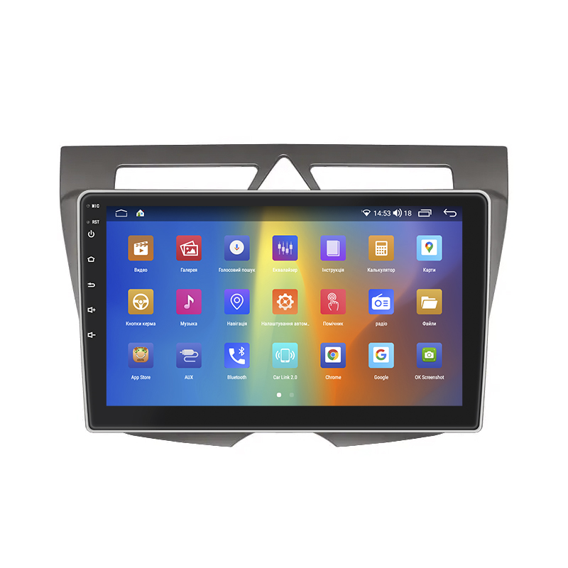 Штатная магнитола Lesko для Kia Picanto I Рестайлинг 2007-2011 экран 9" 2/32Gb CarPlay 4G Wi-Fi GPS Prime