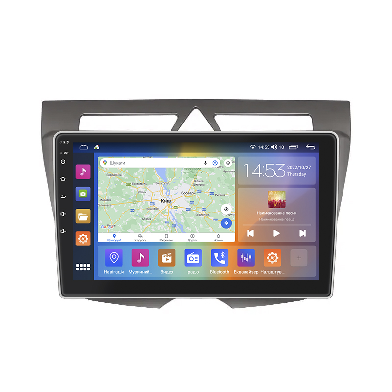 Штатная магнитола Lesko для Kia Picanto I Рестайлинг 2007-2011 экран 9" 4/64Gb CarPlay 4G Wi-Fi GPS Prime