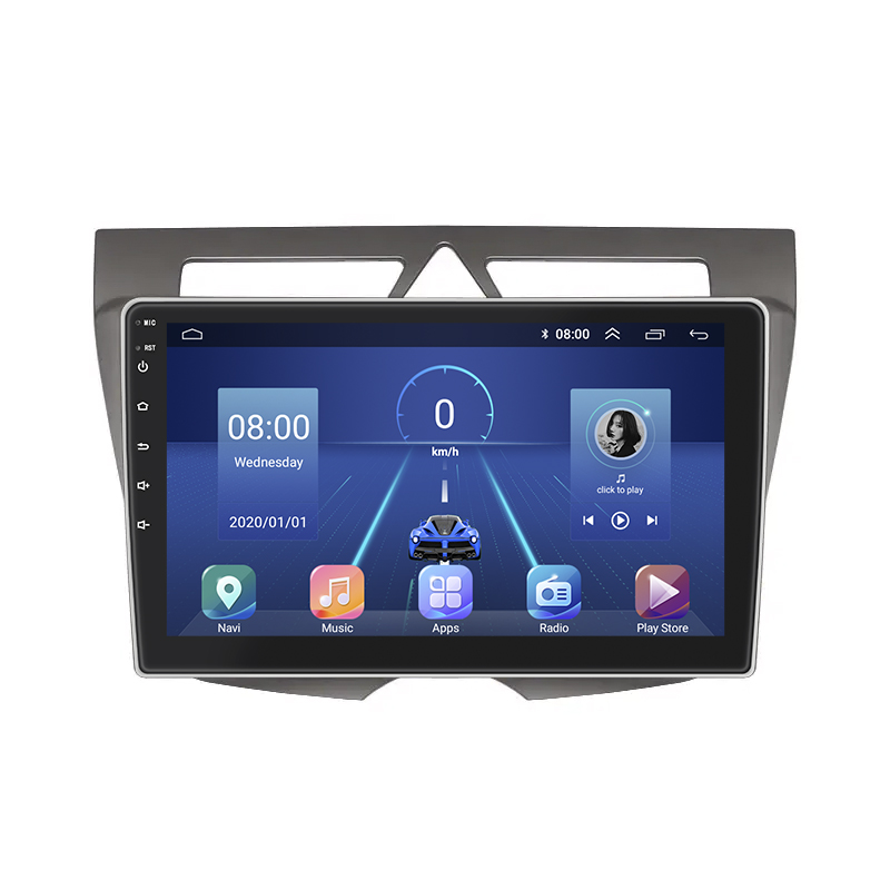 Штатная магнитола Lesko для Kia Picanto I Рестайлинг 2007-2011 экран 9" 2/32Gb 4G Wi-Fi GPS Top