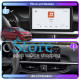 Штатная магнитола Lesko для Kia Picanto III 2017-2021 экран 9" 4/64 QLED CarPlay 4G Wi-Fi GPS 360 Prime