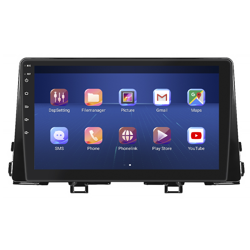 Штатная магнитола Lesko для Kia Picanto III 2017-2021 экран 9" 6/128Gb 4G Wi-Fi GPS Top