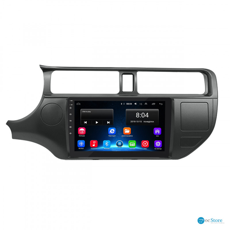 Штатная магнитола Lesko для Kia Rio III 2011-2015 экран 9" 2/32Gb Wi-Fi GPS Base