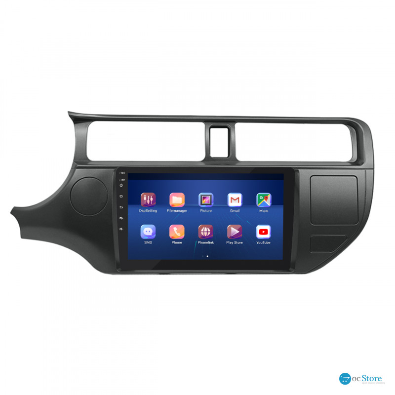 Штатная магнитола Lesko для Kia Rio III 2011-2015 экран 9" 2/32Gb 4G Wi-Fi GPS Top