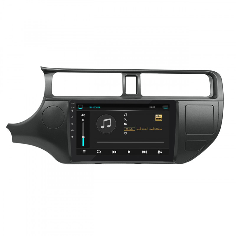 Штатная магнитола Lesko для Kia Rio III 2011-2015 экран 9" 2/32Gb 4G Wi-Fi GPS Top