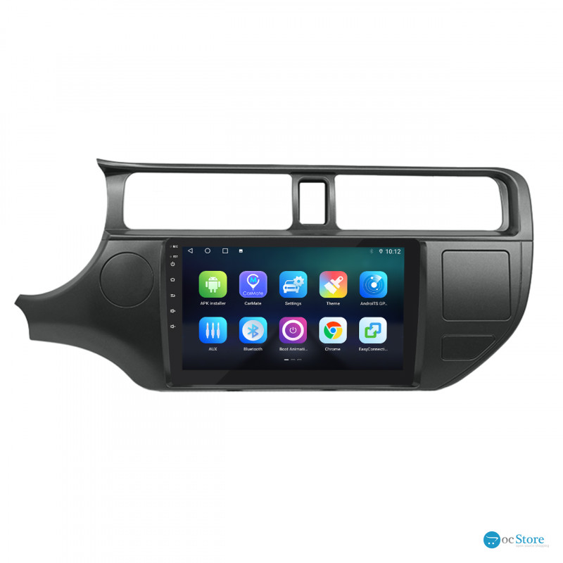 Штатная магнитола Lesko для Kia Rio III 2011-2015 экран 9" 4/64Gb 4G Wi-Fi GPS Top
