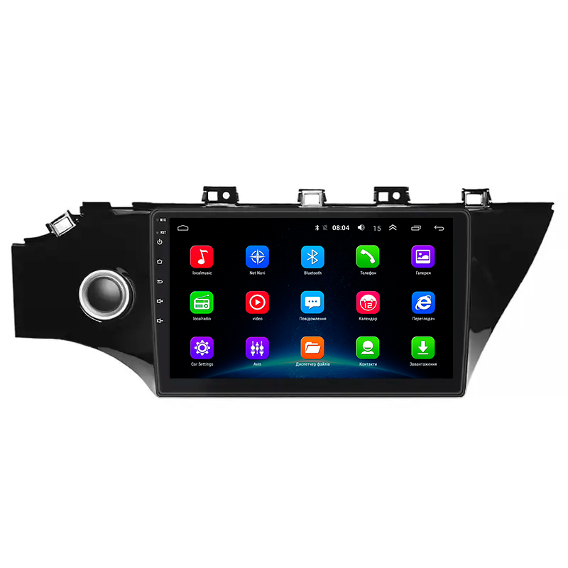 Штатная магнитола Lesko для Kia Rio IV 2017-2020 экран 10" 2/32Gb Wi-Fi GPS Base