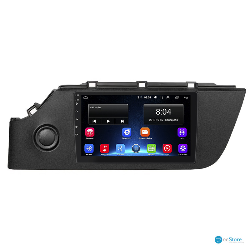 Штатная магнитола Lesko для Kia Rio IV Рестайлинг 2020-н.в. экран 9" 2/32Gb Wi-Fi GPS Base