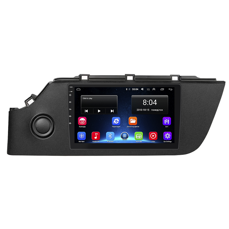 Штатная магнитола Lesko для Kia Rio IV Рестайлинг 2020-н.в. экран 9" 2/32Gb Wi-Fi GPS Base