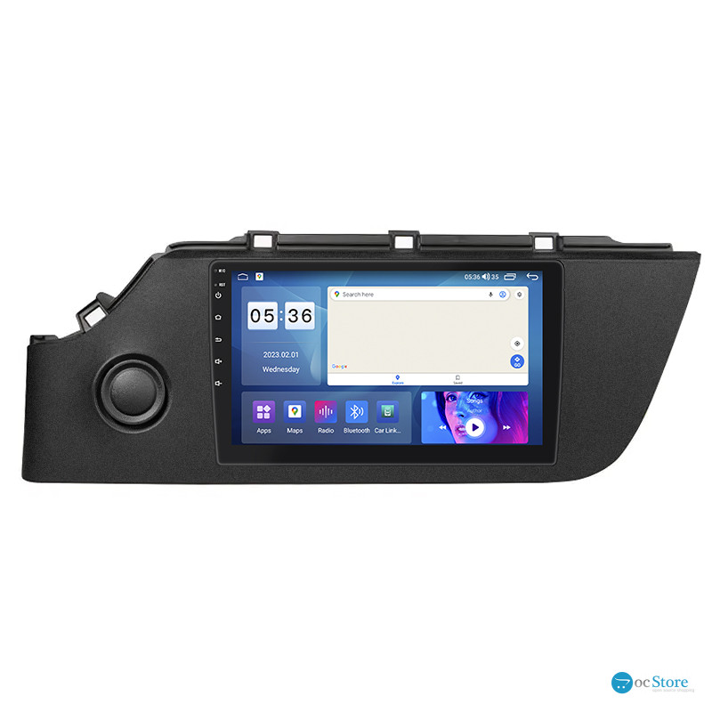 Штатная магнитола Lesko для Kia Rio IV Рестайлинг 2020-н.в. экран 9" 4/64Gb CarPlay 4G Wi-Fi GPS Prime