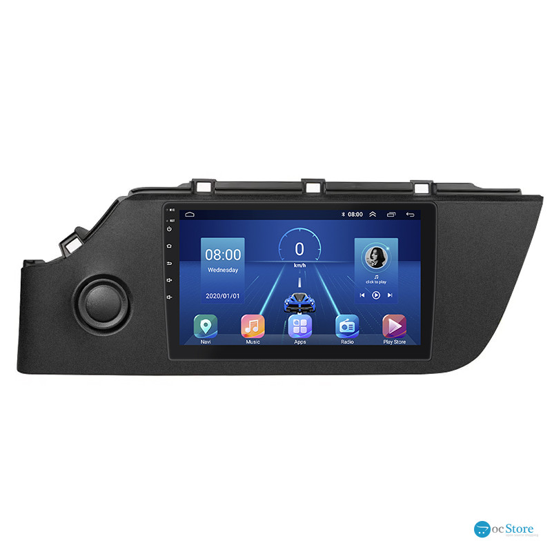 Штатная магнитола Lesko для Kia Rio IV Рестайлинг 2020-н.в. экран 9" 2/32Gb 4G Wi-Fi GPS Top