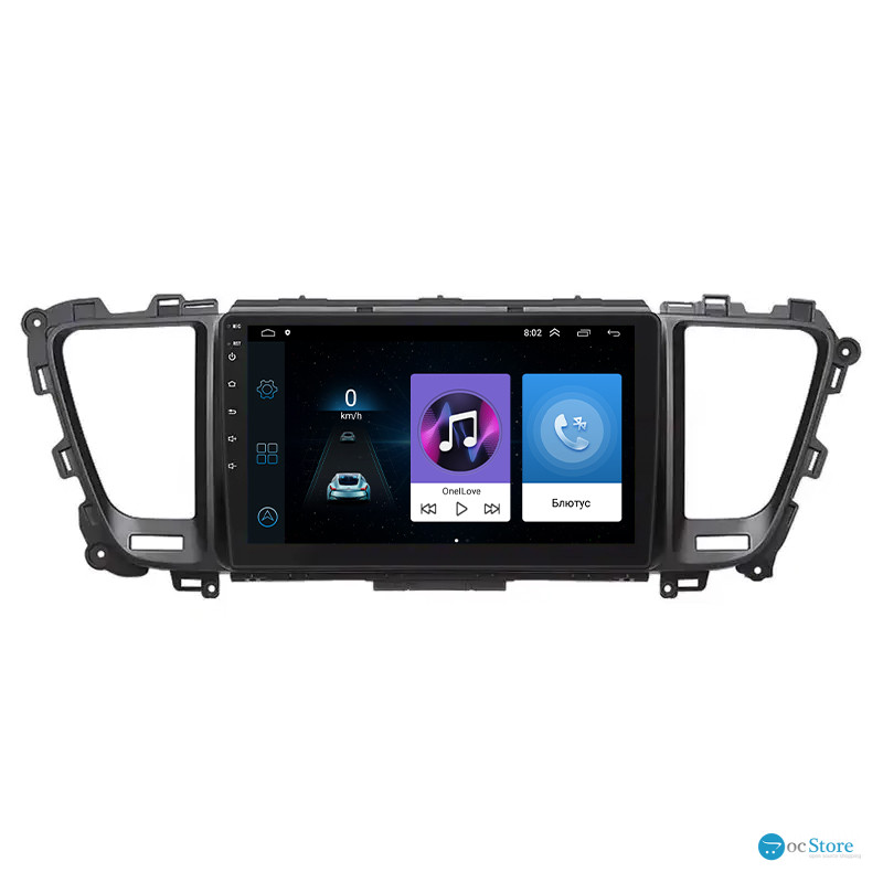 Штатная магнитола Lesko для Kia Sedona III 2014-2021 экран 9" 1/16Gb Wi-Fi GPS Base