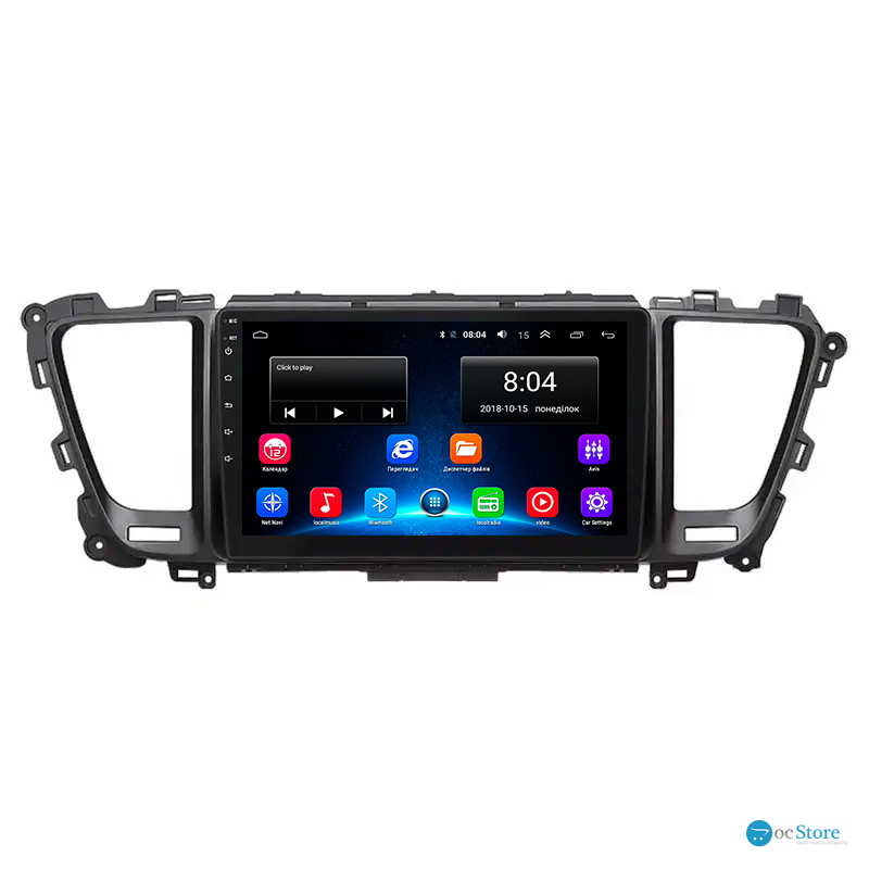 Штатная магнитола Lesko для Kia Sedona III 2014-2021 экран 9" 2/32Gb Wi-Fi GPS Base