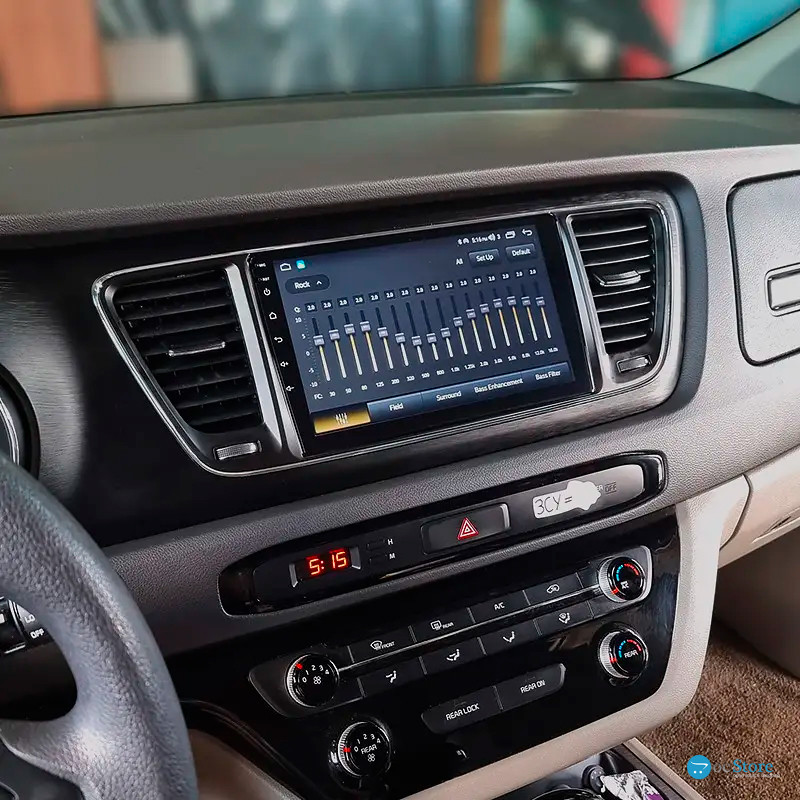 Штатная магнитола Lesko для Kia Sedona III 2014-2021 экран 9" 2/32Gb Wi-Fi GPS Base