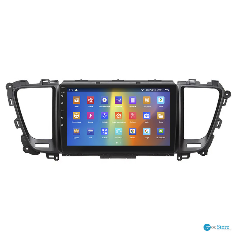 Штатная магнитола Lesko для Kia Sedona III 2014-2021 экран 9" 2/32Gb CarPlay 4G Wi-Fi GPS Prime