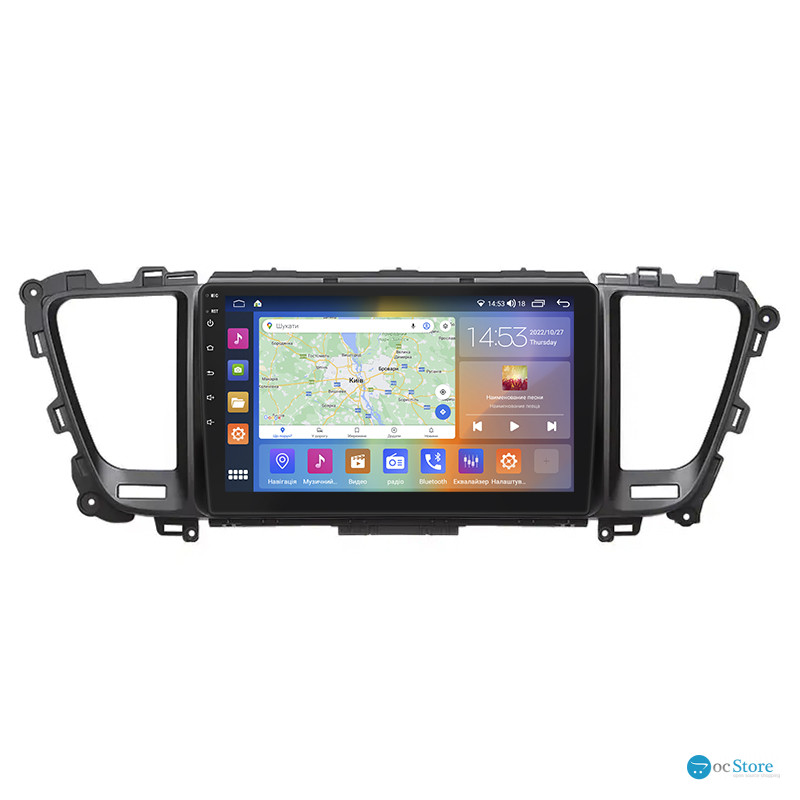 Штатная магнитола Lesko для Kia Sedona III 2014-2021 экран 9" 4/64Gb CarPlay 4G Wi-Fi GPS Prime