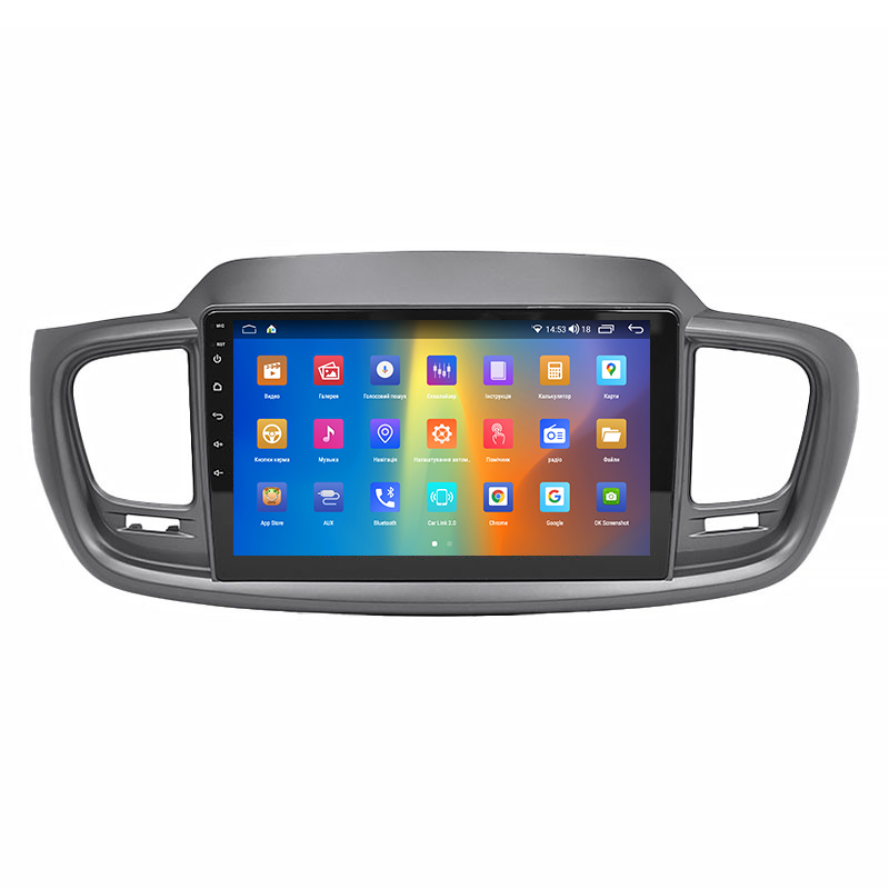 Штатная магнитола Lesko для Kia Sorento III Prime 2014-2017 экран 10" 2/32Gb CarPlay 4G Wi-Fi GPS Prime