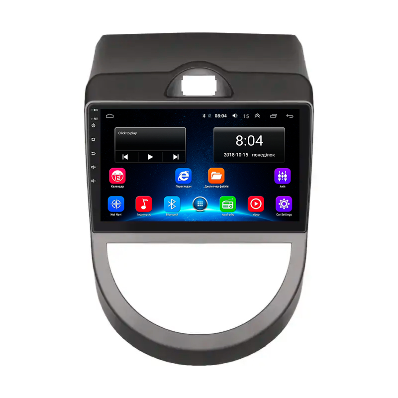 Штатная магнитола Lesko для Kia Soul I 2008-2011 экран 9" 2/32Gb Wi-Fi GPS Base