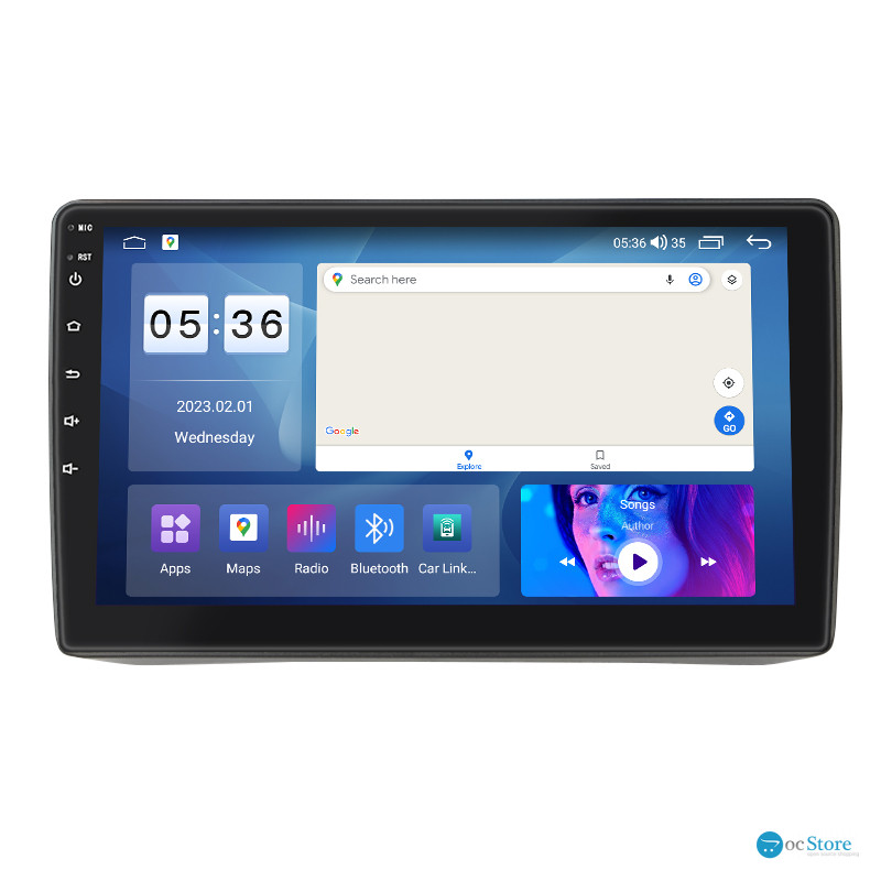 Штатная магнитола Lesko для Kia Soul I Рестайлинг 2011-2014 экран 9" 2/32Gb CarPlay 4G Wi-Fi GPS Prime