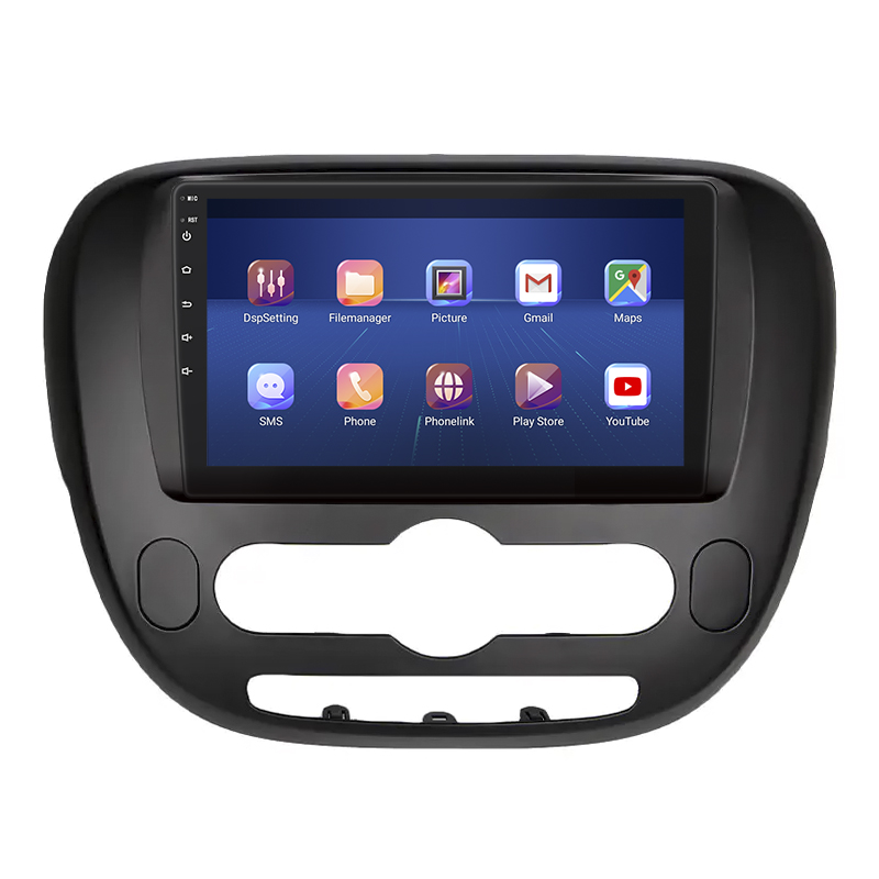 Штатная магнитола Lesko для Kia Soul II 2013-2016 экран 9" 2/32Gb 4G Wi-Fi GPS Top