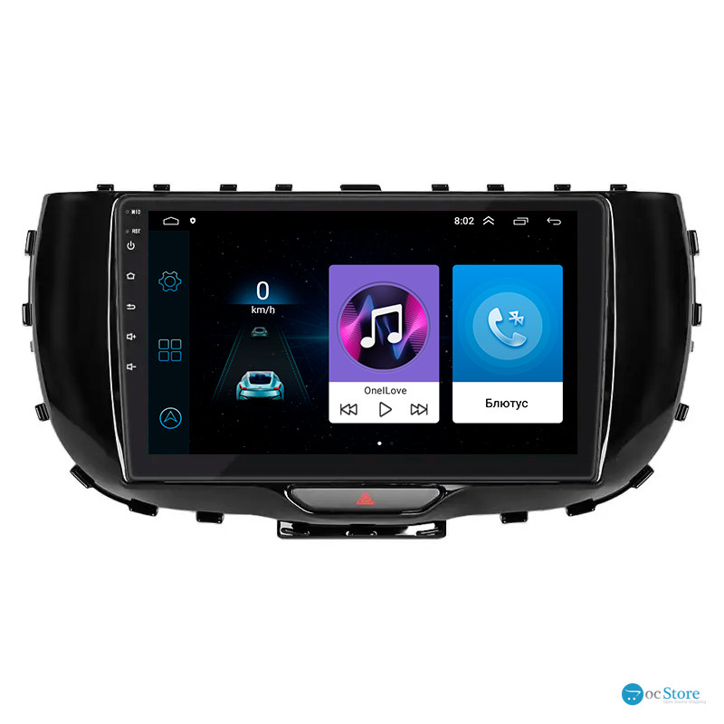 Штатная магнитола Lesko для Kia Soul III 2019-н.в. экран 9" 1/16Gb Wi-Fi GPS Base