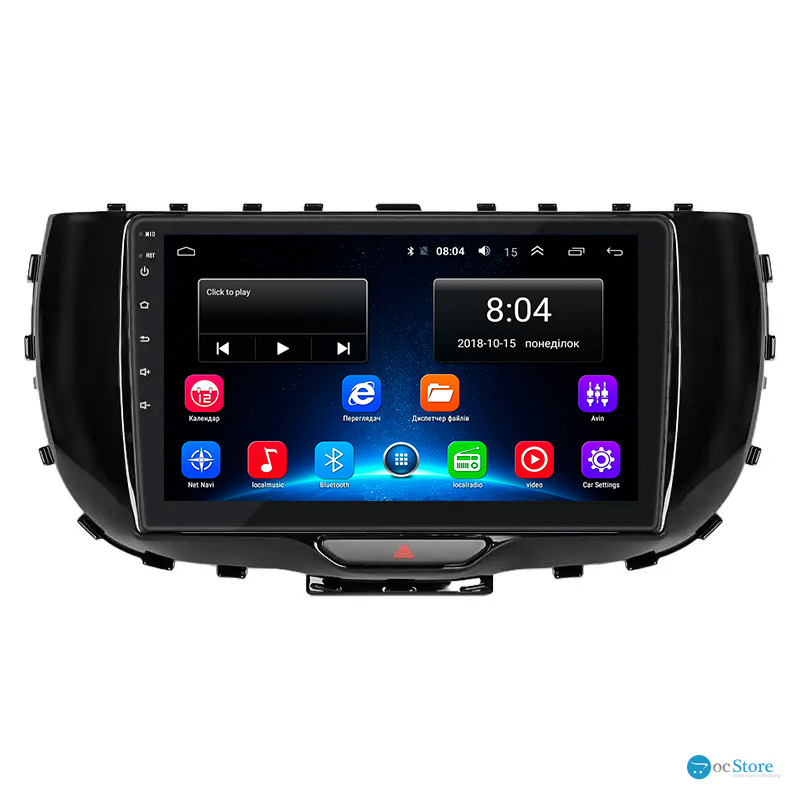 Штатная магнитола Lesko для Kia Soul III 2019-н.в. экран 9" 2/32Gb Wi-Fi GPS Base