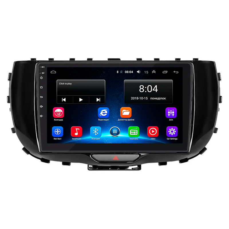 Штатная магнитола Lesko для Kia Soul III 2019-н.в. экран 9" 2/32Gb Wi-Fi GPS Base