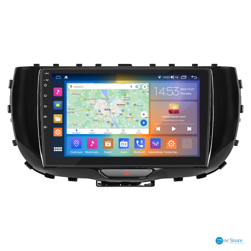 Штатная магнитола Lesko для Kia Soul III 2019-н.в. экран 9" 2/32Gb CarPlay 4G Wi-Fi GPS Prime