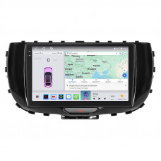 Штатная магнитола Lesko для Kia Soul III 2019-н.в. экран 9" 4/64 QLED CarPlay 4G Wi-Fi GPS 360 Prime