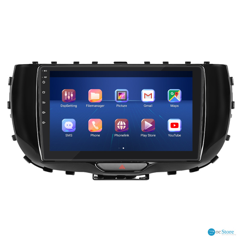 Штатная магнитола Lesko для Kia Soul III 2019-н.в. экран 9" 4/64Gb 4G Wi-Fi GPS Top