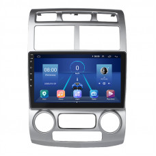 Штатная магнитола Lesko для Kia Sportage II 2004-2008 экран 9" 2/32Gb 4G Wi-Fi GPS Top