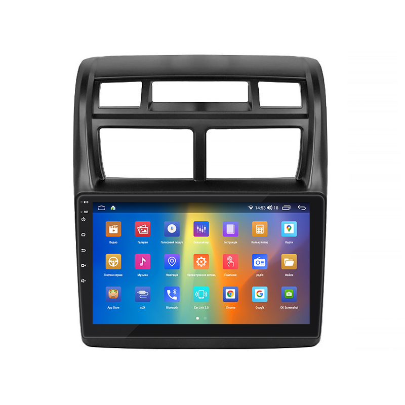 Штатная магнитола Lesko для Kia Sportage II Рестайлинг 2008-2010 экран 9" 2/32Gb CarPlay 4G Wi-Fi GPS Prime