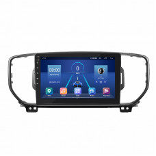 Штатная магнитола Lesko для Kia Sportage IV 2016-2018 экран 9" 2/32Gb 4G Wi-Fi GPS Top