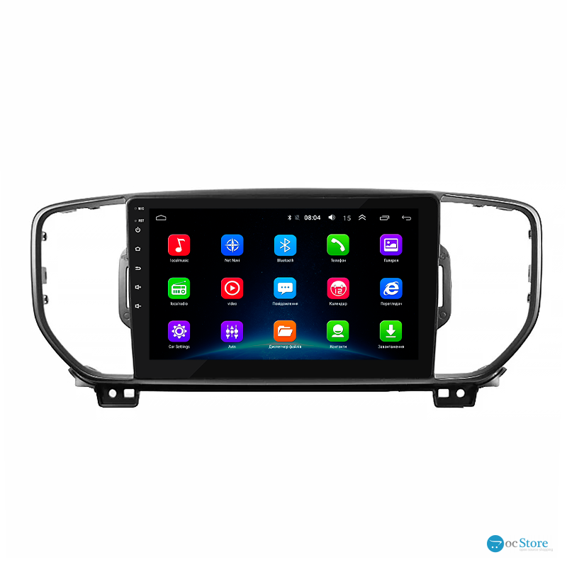 Штатная магнитола Lesko для Kia Sportage IV 2016-2018 экран 9" 2/32Gb Wi-Fi GPS Base