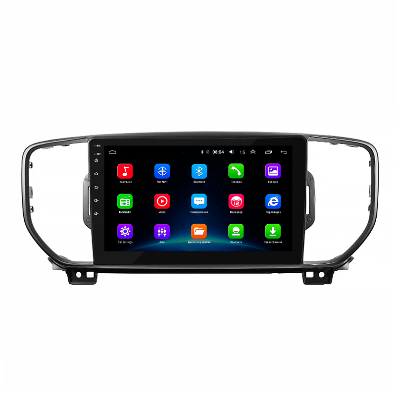 Штатная магнитола Lesko для Kia Sportage IV 2016-2018 экран 9" 2/32Gb Wi-Fi GPS Base
