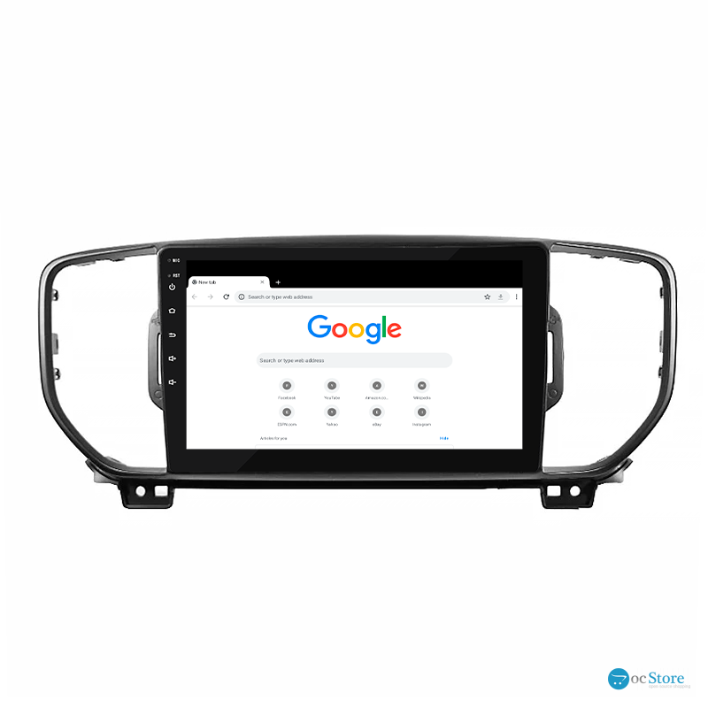 Штатная магнитола Lesko для Kia Sportage IV 2016-2018 экран 9" 2/32Gb Wi-Fi GPS Base