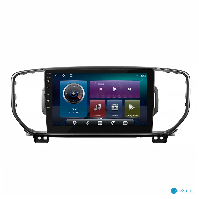 Штатная магнитола Lesko для Kia Sportage IV 2016-2018 экран 9" 4/64Gb 4G Wi-Fi GPS Top
