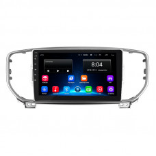 Штатная магнитола Lesko для Kia Sportage IV Рестайлинг 2018-н.в. экран 9" 2/32Gb Wi-Fi GPS Base