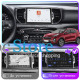 Штатная магнитола Lesko для Kia Sportage IV Рестайлинг 2018-н.в. экран 9" 4/64 QLED CarPlay 4G Wi-Fi GPS 360 Prime