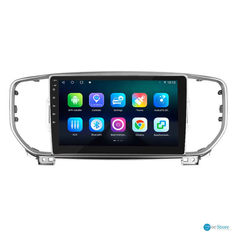Штатная магнитола Lesko для Kia Sportage IV Рестайлинг 2018-н.в. экран 9" 4/64Gb 4G Wi-Fi GPS Top