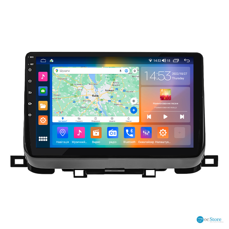 Штатная магнитола Lesko для Kia Sportage NP 2018-н.в. экран 10" 2/32Gb CarPlay 4G Wi-Fi GPS Prime